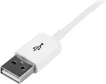StarTech.com USB2.0 A Verl&auml;ngerungskabel - Stecker / Buchse - USB-Verl&auml;ngerungskabel - USB Typ A, 4-polig (M) - USB Typ A, 4-polig (W) - 3,0m (USB/USB2.0) - geformt - wei&szlig; - f&uuml;r P/N: USBEXTPAA1MW (USBEXTPAA3MW)
