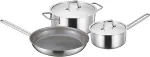 FISKARS SET OF POTS 1.5/3L AND FRYING PAN 28CM