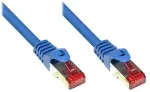 GoodConnections Patchkabel mit Rastnasenschutz, Cat. 6, S/FTP, PiMF, PVC, 250MHz, blau, 15m,