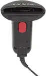 Manhattan Contact CCD Barcode Scanner - Barcode-Scanner - Handger&auml;t - 100 Scans/Sek. - decodiert - USB / RS-232 / Tastaturweiche (178488)