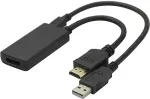 DELTACO HDMI &ndash; DisplayPorti adapter, 4K/60Hz