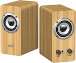 Genius SP-HF400 speakers, light wood