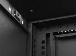 LANBERG 19" 6U Wall-Mount Rack Cabinet 540 &times; 350 mm Black with Glass Door (Flat Pack)