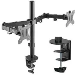 Maclean MC-884 monitor mount / stand 81.3 cm (32") Black Desk