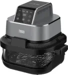 Frit&uuml;&uuml;r Teesa Frytkownica beztłuszczowa GLASS AIR FRYER 4L, 1,5 L, 1500W