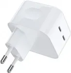 NONAME Charger CHOETECH 2x USB Type-C, 35W, PD3.0, Qc3.0