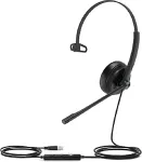 YEALINK UH34 Lite - Kopfh&ouml;rer - Kopfband - B&uuml;ro/Callcenter - Schwarz - Monophon - SCR-Steuereinheit (1308046)