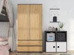 TOP E SHOP Topeshop SZAFA MALWA AN/AR K bedroom wardrobe/closet 5 shelves 2 door(s)