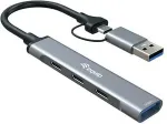 EQUIP 4-Port USB-C3.2-Hub->3xUSB-C/USB-A +USB-A Adapt.10Gbps
