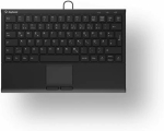Klaviatuur Keysonic Mini-TAS, Touchpad, Backlight, BK, KSK-5211ELU (DE)