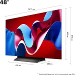 Teler LG C4 Series OLED48C41LA 48 4K UHD (2160p) Smart TV
