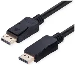 VALUE DisplayPort Kabel, v2.1, 10K, DP ST - ST, schwarz, 1 m