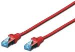 Digitus Patchkabel RJ45 SF/UTP Cat5e 2.00m rot Hebelschutz Polybeutel