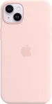 APPLE Original iPhone 14 Plus Silikon Case mit MagSafe Kalkrosa