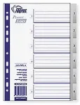 Forpus Vahelehed Maxi A4 plast 1-6