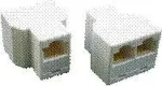 DATACOM Double connector 3x RJ45 8p8c Cat5E (3 x Female)