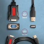 NONAME Axagon Active USB-A converter for connecting serial devices. Prolific chip.