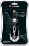 Hiir VERBATIM USB Maus Go Mini Optical Travel schwarz retail