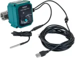 Shelly FrankEver smart water valve DN25, 1", regulating valve green
