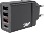 VERBATIM CHR-30EU2 USB Charger 30W with 2 x USB-A 10W Black