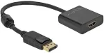 DeLOCK Adapter DisplayPort 1.2 Stecker zu HDMI Buchse 4K Aktiv schwarz
