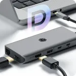 Raidsonic ICY BOX IB-DK4061-CPD 12in1, 2xHDMI, PD 100W