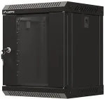 LANBERG Wall-mounted installation rack cabinet 10 inches 6U 300x300 black