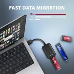 AXAGON ADM2-AM USB-A 3.2 Gen2 - 1x NVMe/SATA SDD Adapter