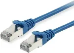 EQUIP Patchkabel Cat6 S/FTP 2xRJ45 50.00m blau LSZH Polybeutel