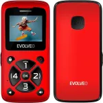 Mobiiltelefon EVOLVEO EasyPhone ID, mobile phone for seniors, red