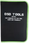 DSDTOOLS 19 TK. Eemaldamiskomplekt viimistluseks, heliseadmetele ja klemmidele DS1247