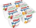 Ehrmann Jogurt Yoginos maasikas-virsik-passion, 4x100g, 6 tk