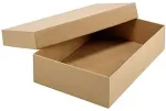 PaperSeal Kinkekarp 350x240x85 mm, pruun (p&otilde;hi) Kaas:990-02732, 3 tk