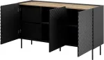 Cama MEBLE 3D2SZ ONDA chest of drawers 150x45x85 black