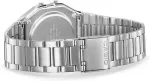 Casio A158WA-1DF Vintage Unisex-Uhr Digital mit Edelstahlarmband, schwarz/silber