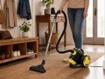 Brock Electronics Brock BVC 8056 YT Cyclone Bagless Vacuum Cleaner 800W, Black/Yellow