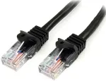 Startech .com 7,0mCat5e Ethernet Netzwerkkabel Snagless mit RJ45 - Cat 5e UTP Kabel - Schwarz - Patch-Kabel - RJ-45 (M) bis RJ-45 (M) - 7,0m - UTP - CAT 5e - ohne Haken - Schwarz (45PAT7MBK)