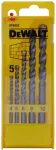 DeWALT Concrete Drill Bits - 5-Piece Set