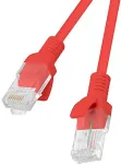 LANBERG Patchcord CAT.5E UTP 1M fluke passed 10-pack, Red | PCU5-20CC-0100-R