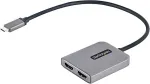 StarTech.com 2-Port USB-C auf HDMI Adapter, MST Hub/Splitter, 4K 60Hz - Videoadapter - USB-C mnnlich zu HDMI weiblich - Grau