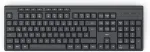 Klaviatuur Hama keyboard and mouse set WKM-200 black