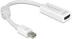 DeLOCK Displayport Adapter mini DP -> HDMI St/Bu wei&szlig;