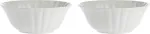 LA PORCELLANA BIANCA Set of 2 Ducale Salad Bowls - White, 23 cm