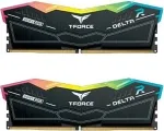 M&auml;lu TEAM GROUP DDR5 - 32 GB -6000 - CL - 38 Dual Kit, memory (black, FF3D532G6000HC38ADC01, Delta RGB)