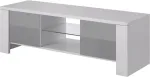 Cama MEBLE Cama TV stand WEST 42/130/42 valge/hall gloss