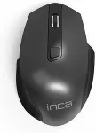 Hiir INCA Wrls Maus 1600DPI/6Tasten/Laser/2.4GHzUSB-A sw retail