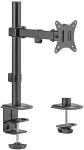 EQUIP - Befestigungskit (Montagearm) - neigbar - f&uuml;r LCD-Display - Kunststoff, Metall - Schwarz - Bildschirmgr&ouml;&szlig;e: 43,2-81,3 cm (17-32) - Schreibtisch (650156)