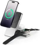 ALOGIC Matrix+ 3-in-1 Magnetic Charger+Power Bank+AW Puk grey