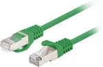LANBERG Patchcord CAT.6 FTP 0.25M fluke passed 10-pack, Green | PCF6-20CC-0025-G