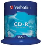 Toorikud VERBATIM 1x100 Data Life CD-R 80 700MB, 52x Speed, Cake Box